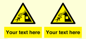 Custom warning roof avalanche